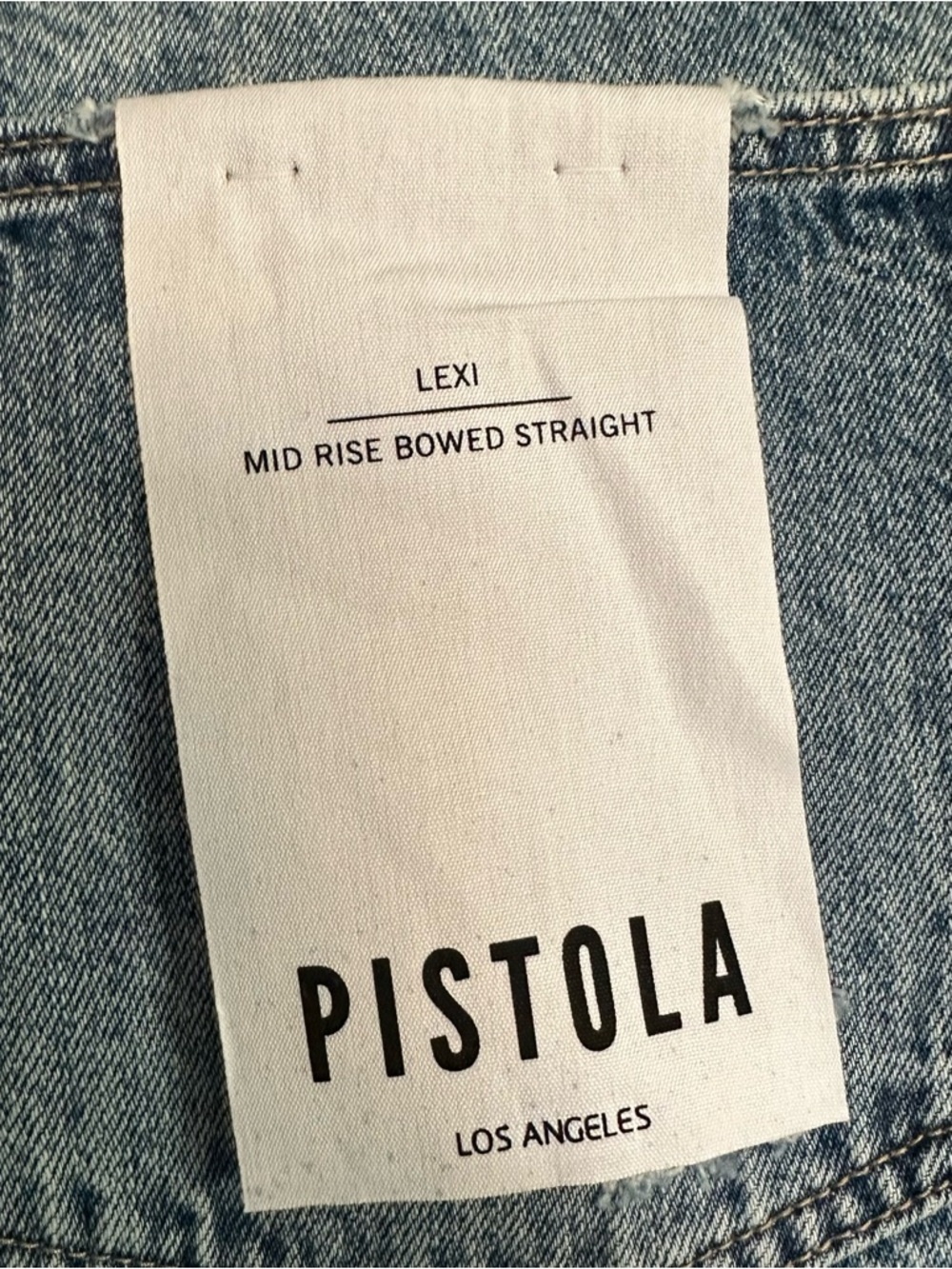 Pistola Lexi Mid Rise Bowed Straight Jeans Confetti Vintage Hearts Size 30 NWT - Picture 14 of 14